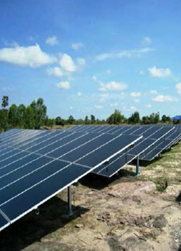 1.0MWp photovoltaic ground power station in Chiang Mai, Thailand