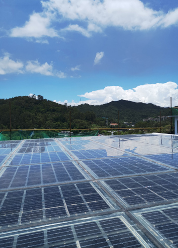 Shenzhen Luohu Villa Building Grade Photovoltaic Lighting Roof